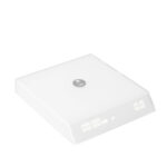 Badger & Dodo. The Mirror Nano White - Timemore is a sleek digital kitchen scale in white, featuring a clear zeroed display against a plain white background.